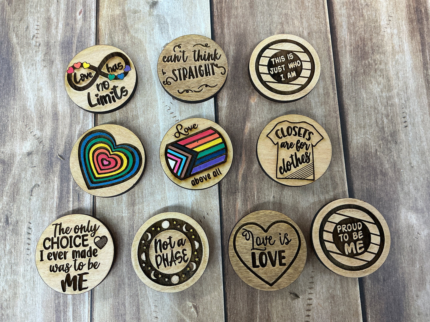 LGBTQIA+ Pride Magnets