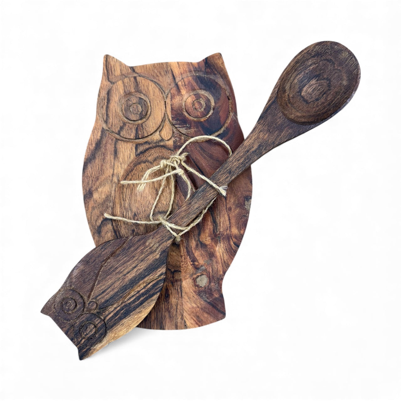 Owl Spoon and Spoon Rest