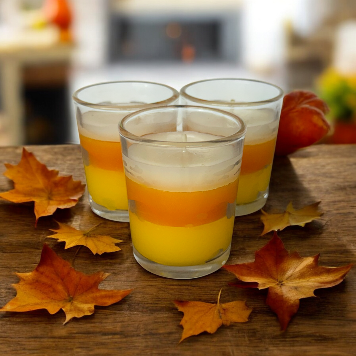 Candy Corn Votive