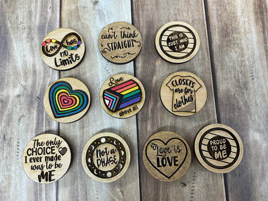 LGBTQIA+ Pride Magnets