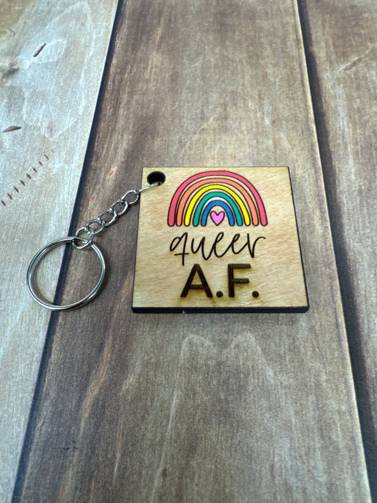 LGBTQIA+ Keychain