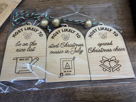 Holiday award ornaments