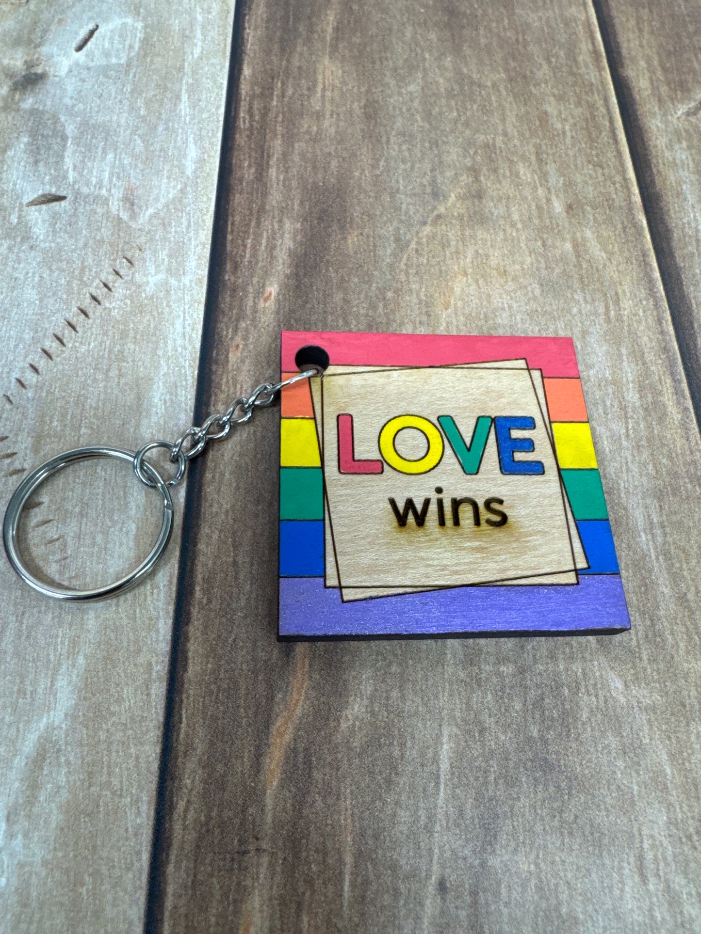 LGBTQIA+ Keychain