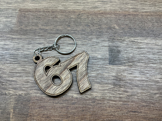 Six seven keychain