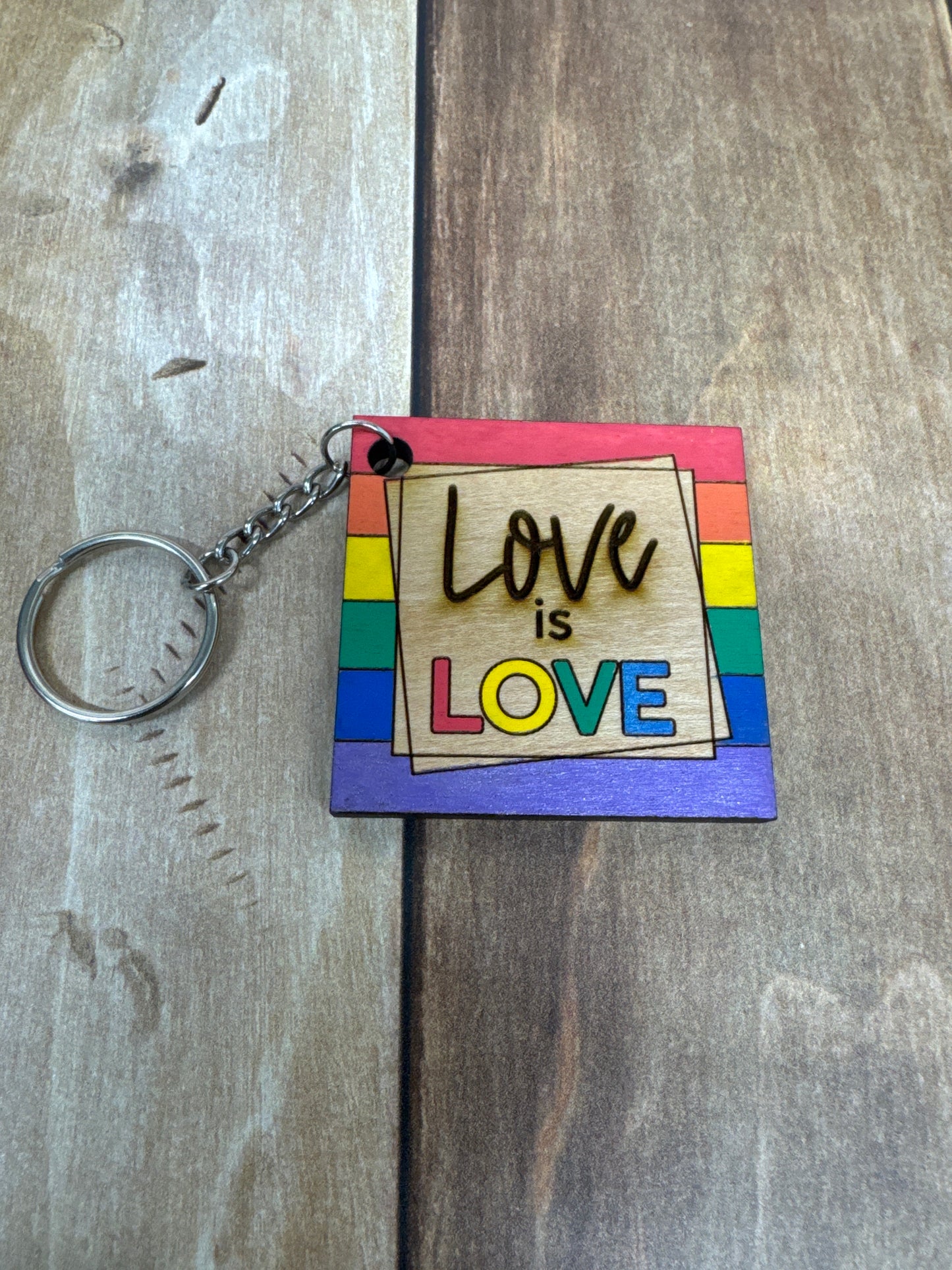 LGBTQIA+ Keychain