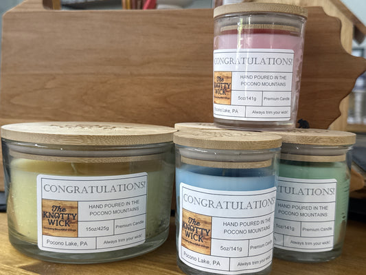 Congratulations Candle
