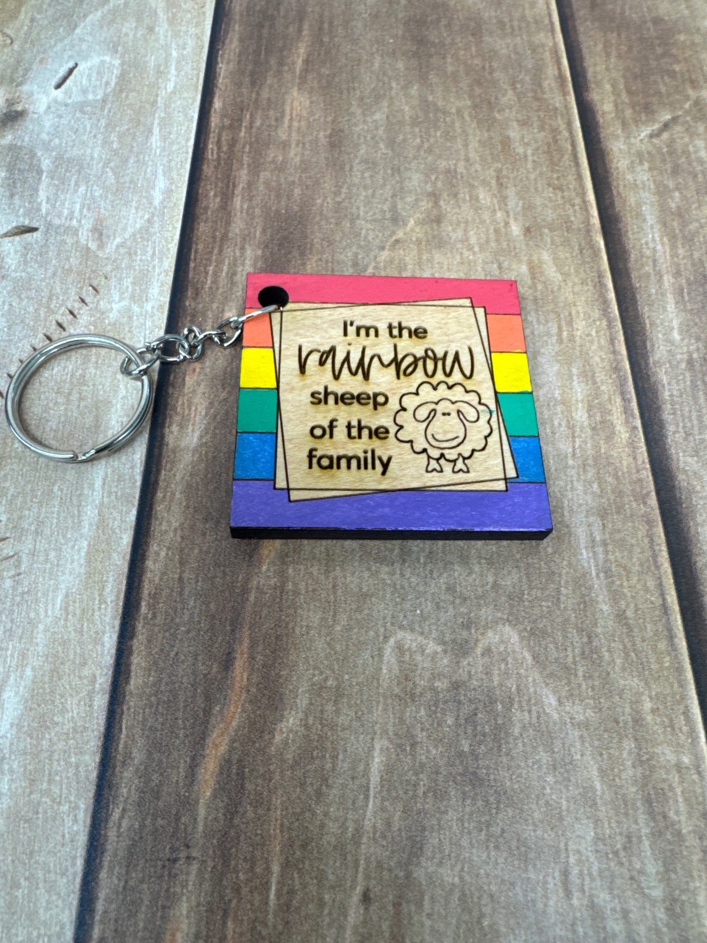 LGBTQIA+ Keychain