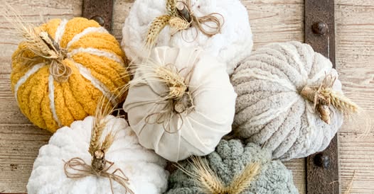 Chunky Knit Pumpkin Class