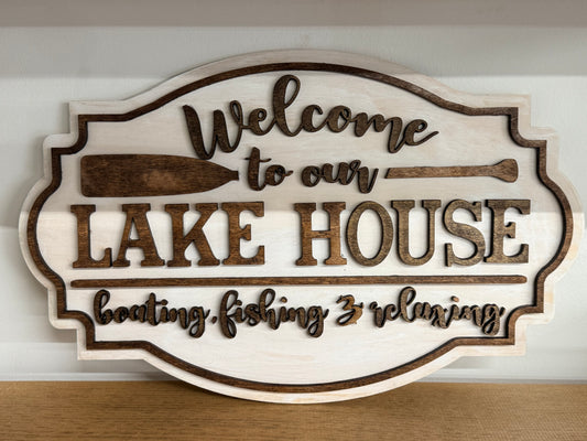 Lake House Sign