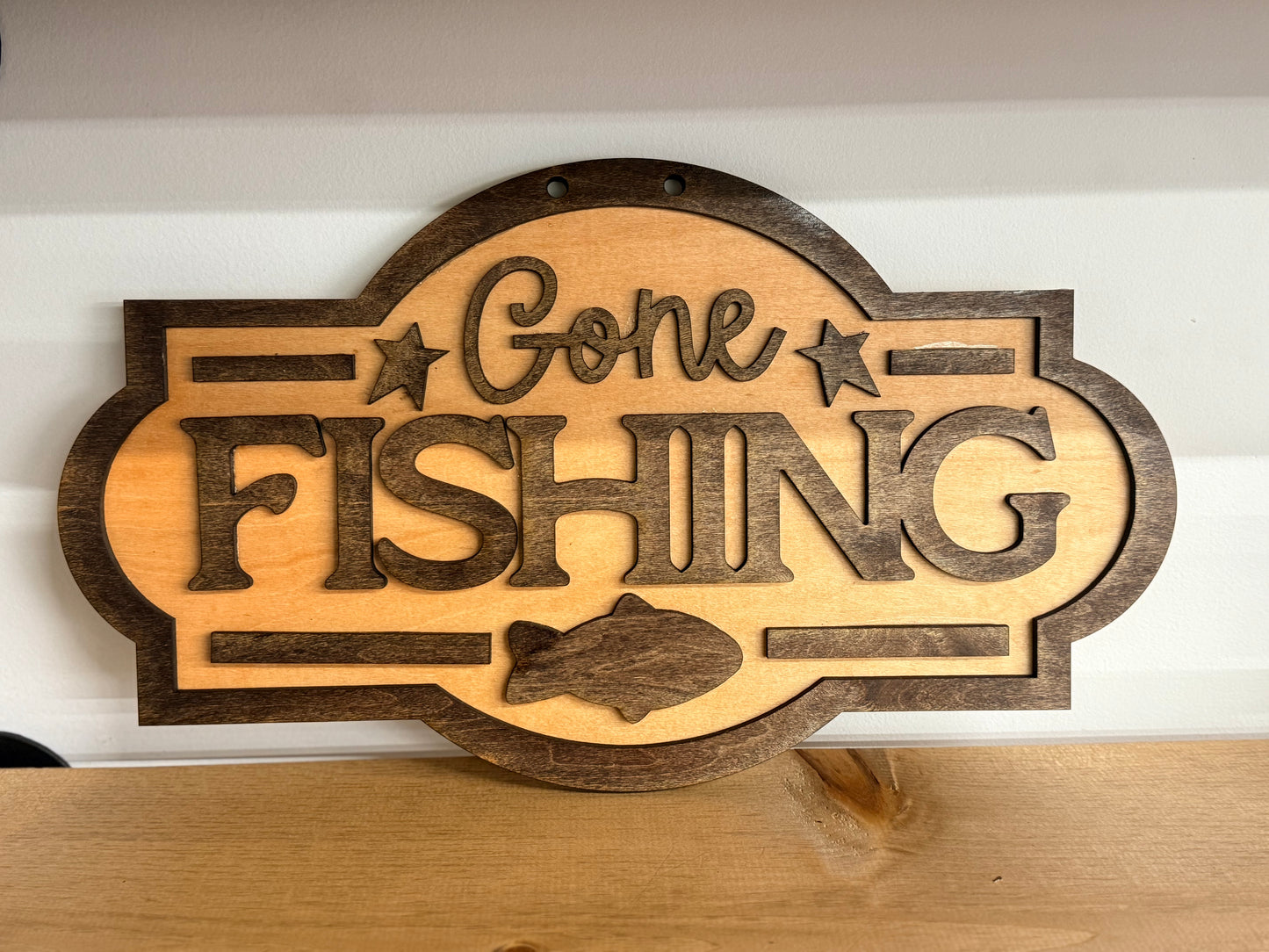 Gone Fishing Sign