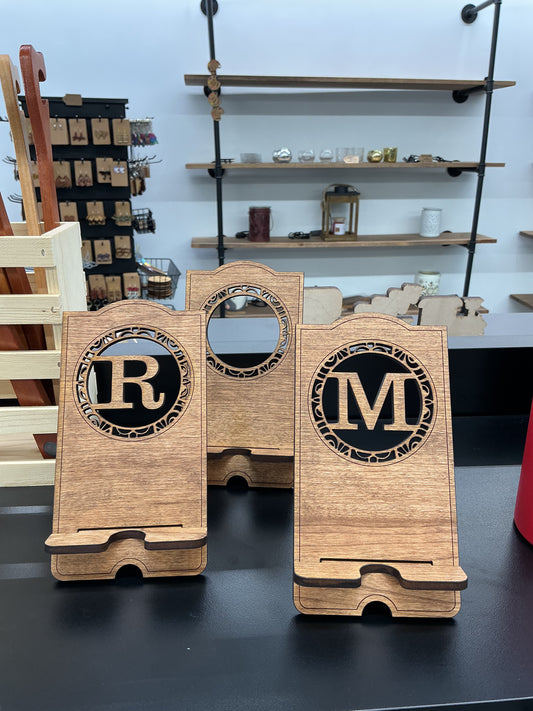 Monogram Cell Phone Stands