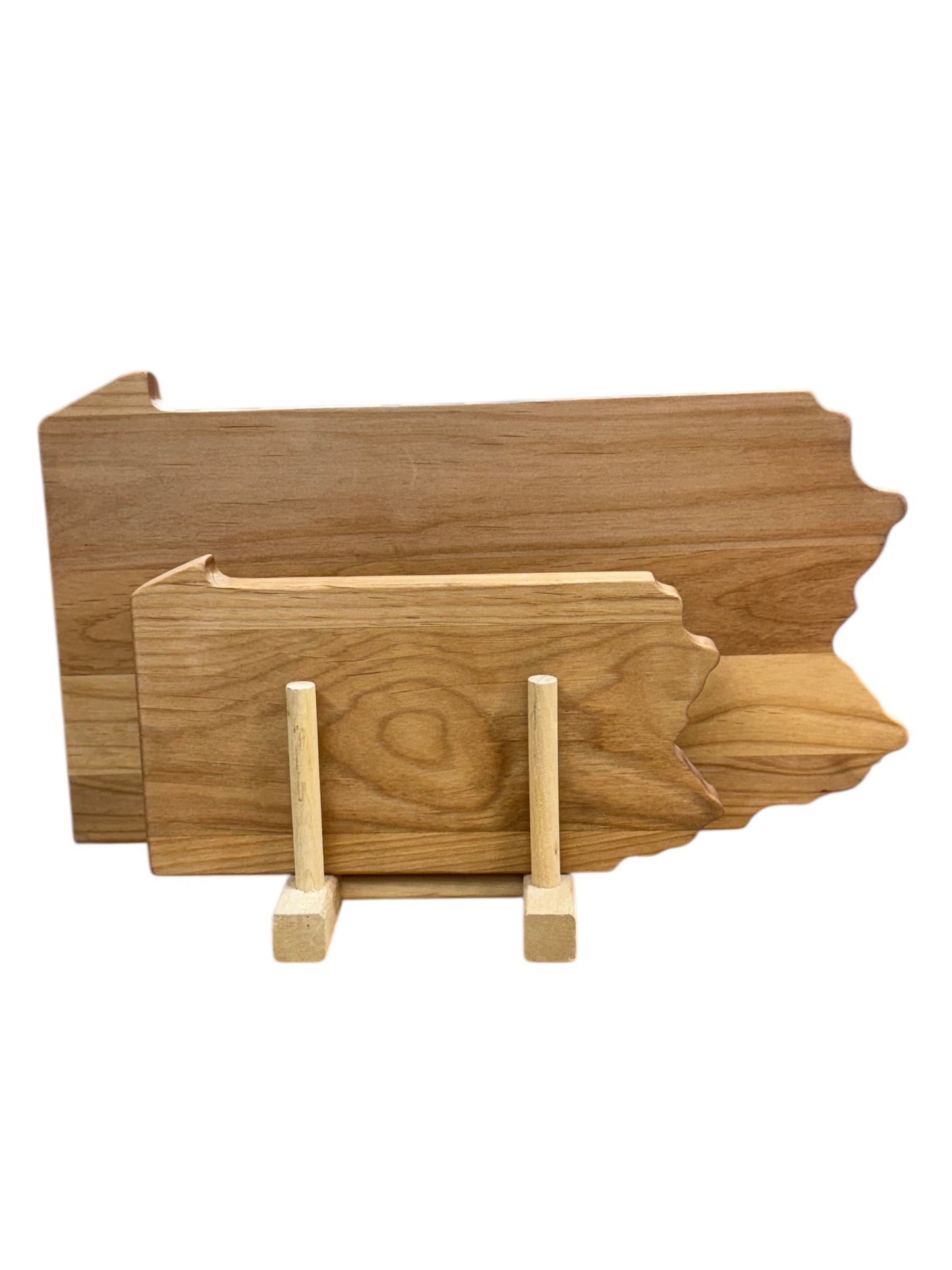 Pennsylvania-Shaped Cutting; Serving Board - Alder