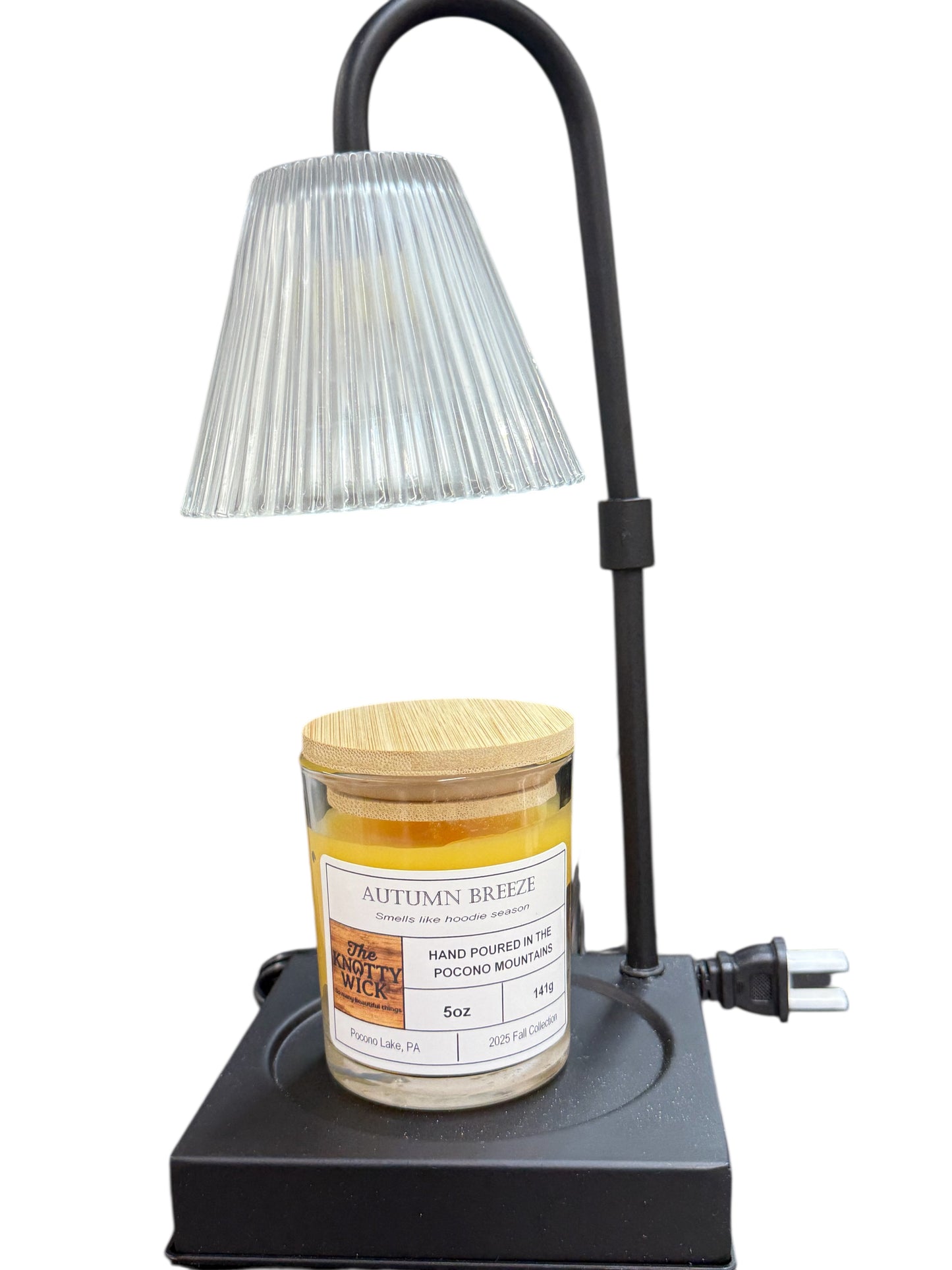 Black Candle Warmer Lamp