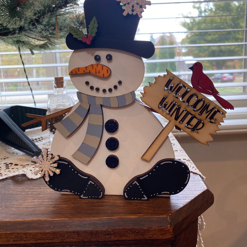 Snowman Shelf Sitter Class