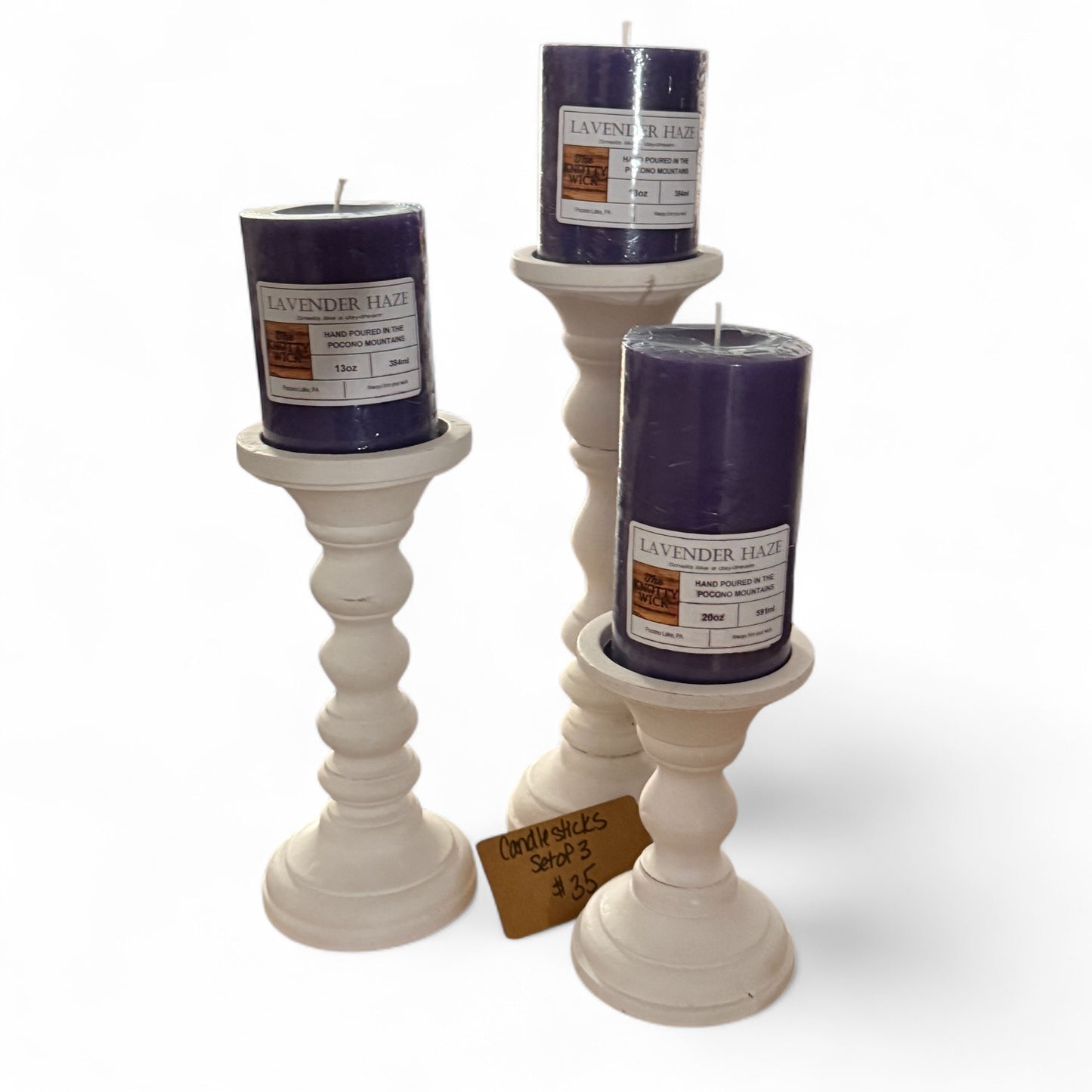 Candlesticks - Set of 3